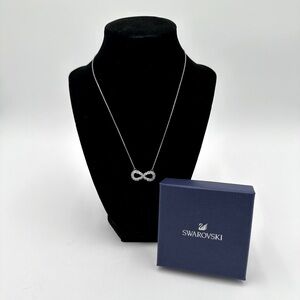 Swarovski Silver Infinity Pendant Necklace